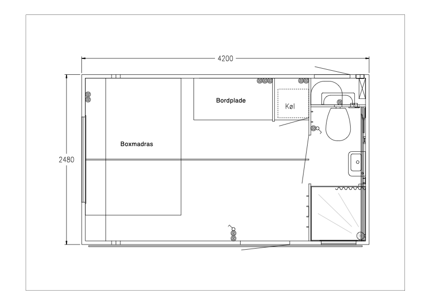 Comfort 10 - teknisk tegning.